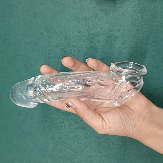 Silicone penis sleeve, penis extender, ball stretcher enlargement for men