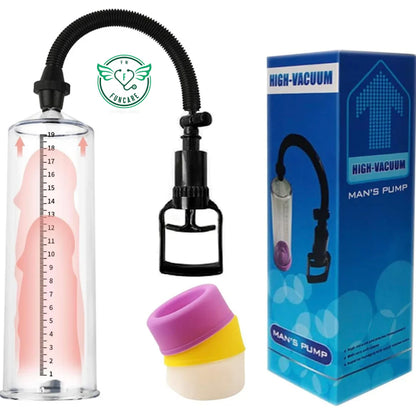 🔥 FOR BIGGER SIZE 🖤 High-Quality Manual Vacuum Pump – Strong Build, Discreet Design 🔒✨