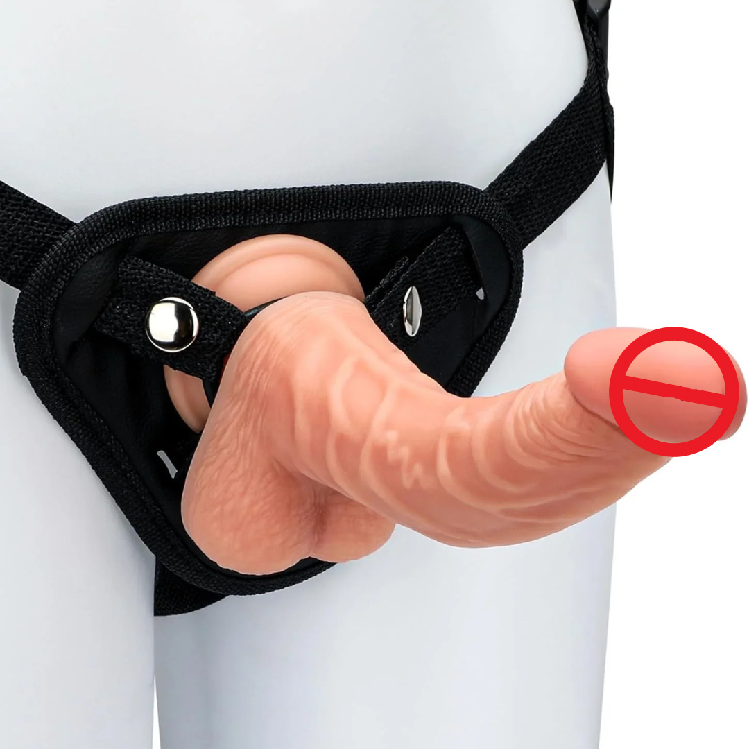 ✨ 9 Inch Strap-On Dildo with Harness ✨ 🍆 Wearable Realistic Silicone Dildo – Natural Look & Feel 🔥 Designed for Pleasure & Intimate Play 💖 Perfect for Women, Couples & Gay Use