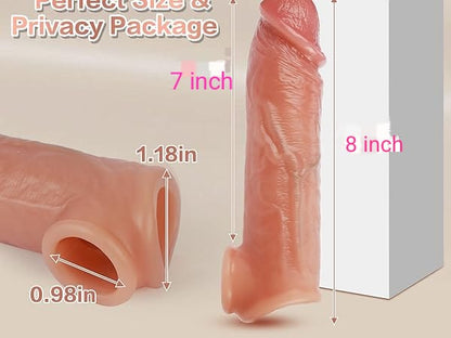 ✨ Penis Extender Sleeve – Extra Tightness & Long-Lasting Pleasure ✨